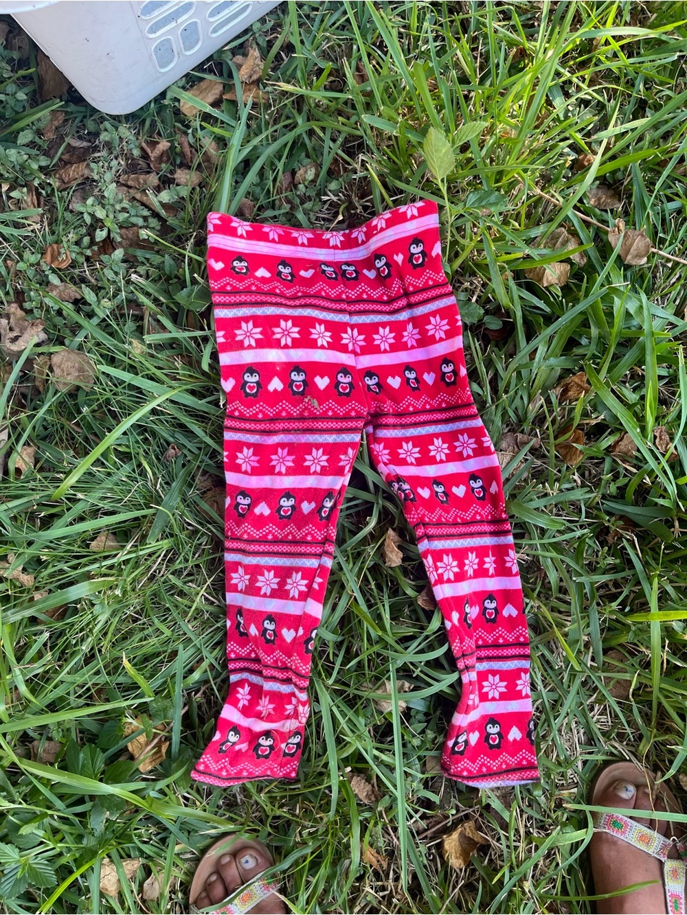 Garanimals Red Penguin & Snowflake Jogger Leggings